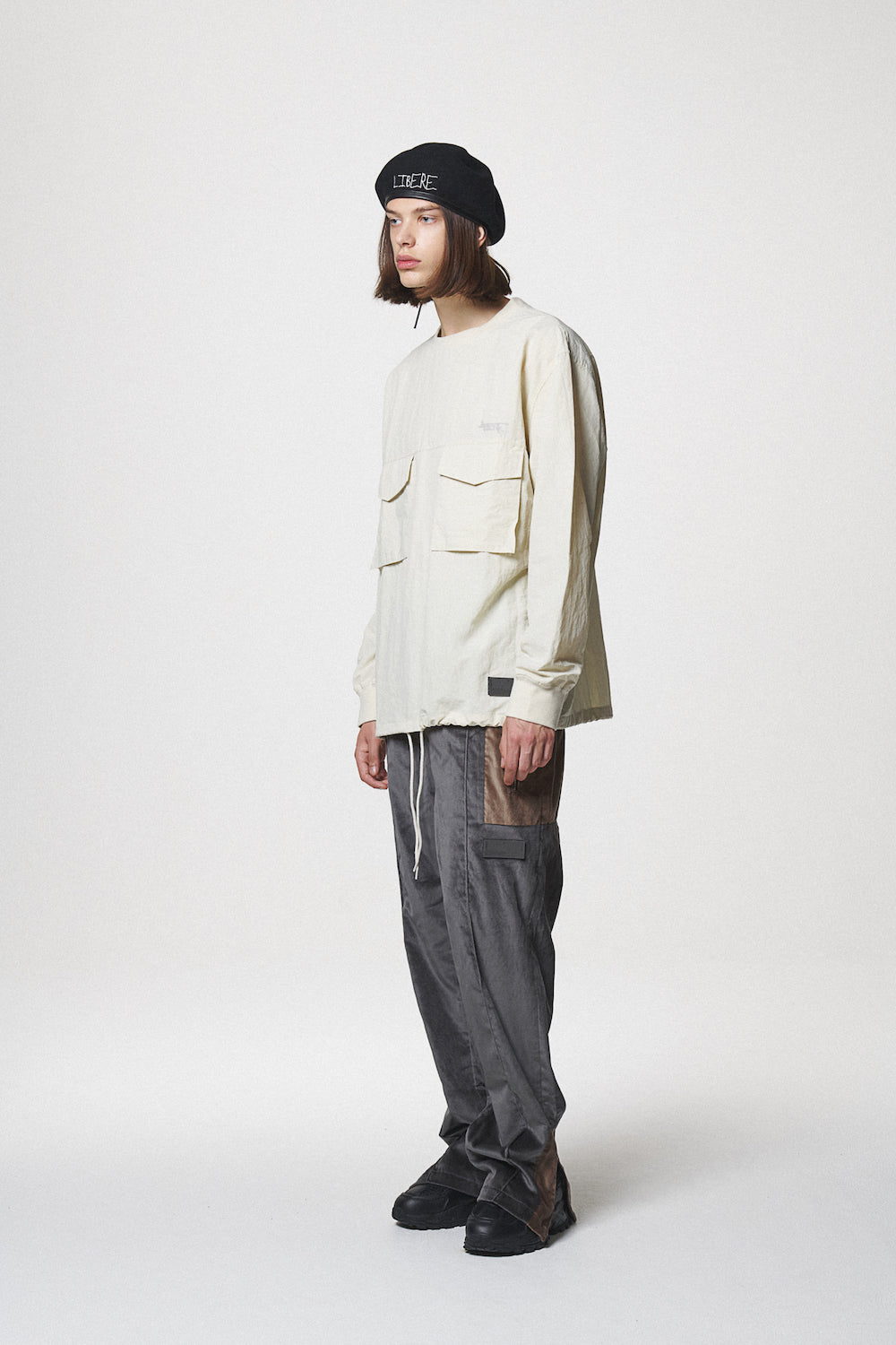 PULL OVER POCKET SHIRTS / MAD GRAY