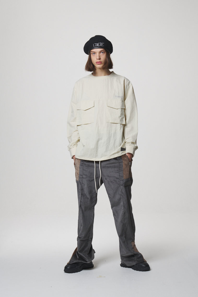 PULL OVER POCKET SHIRTS / MAD GRAY