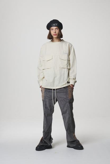 PULL OVER POCKET SHIRTS / MAD GRAY
