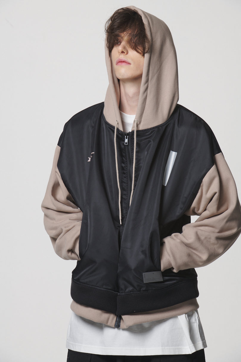MA-1 MK3 ZIP-UP HOODIE / COFFEE