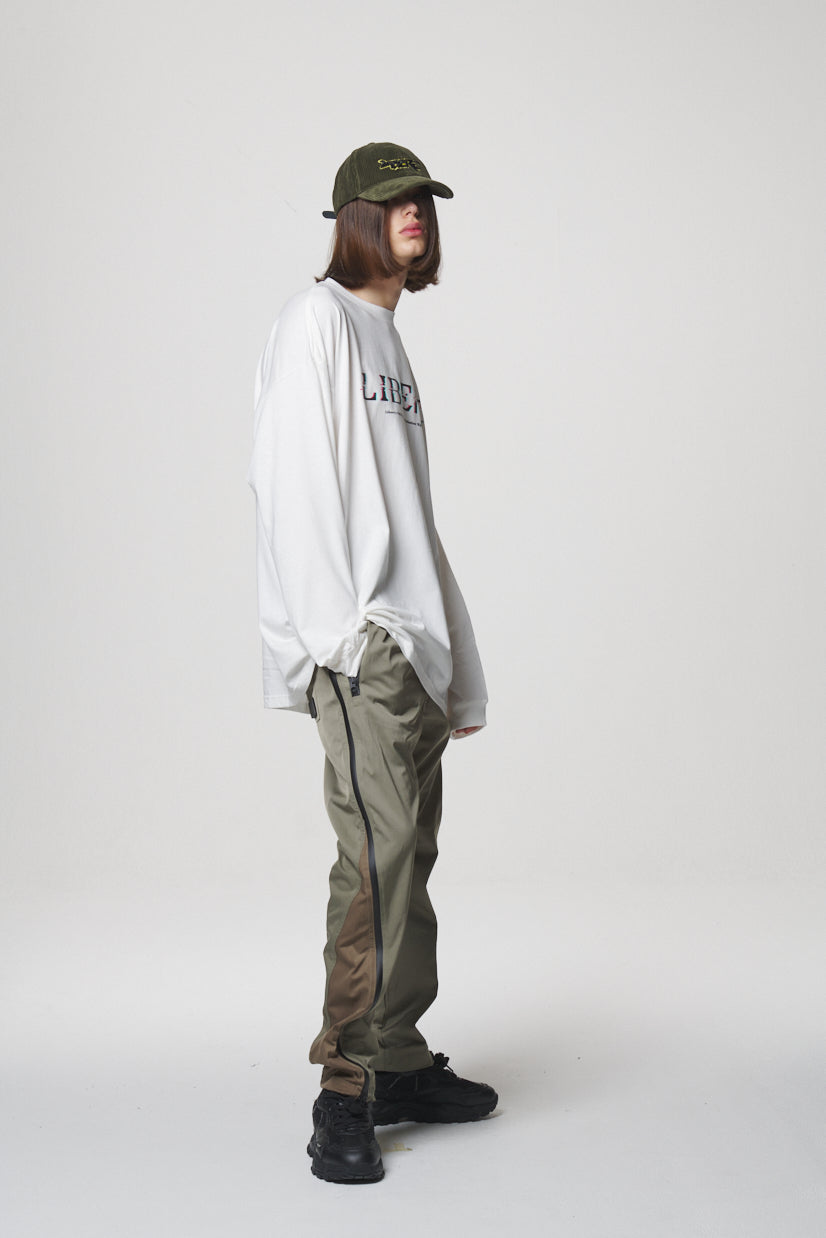 SIDE ZIP PANTS / KHAKI