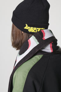 PIXEL LOGO BEANIE / BLACK