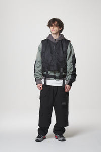 COMBINATION MA-1 JACKET / BLACK
