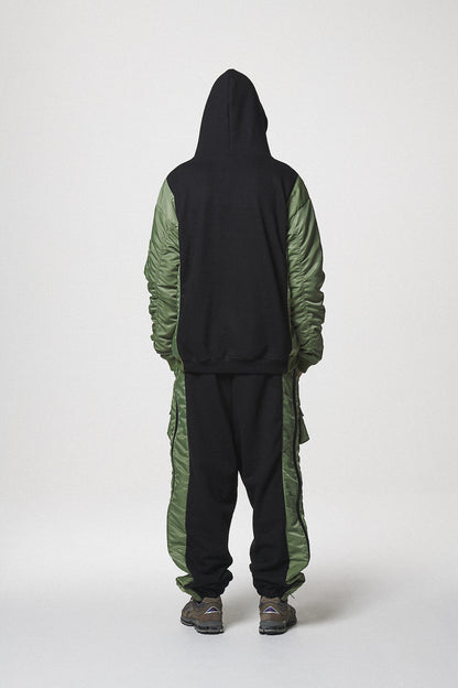 MA-1 MK2 HOODIE / BLACK