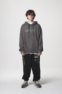 21 LOGO HOODIE / CHARCOAL