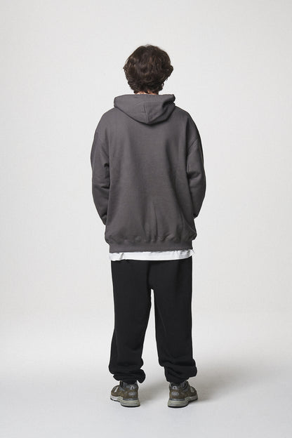 21 LOGO HOODIE / CHARCOAL