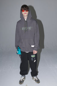 21 LOGO HOODIE / CHARCOAL