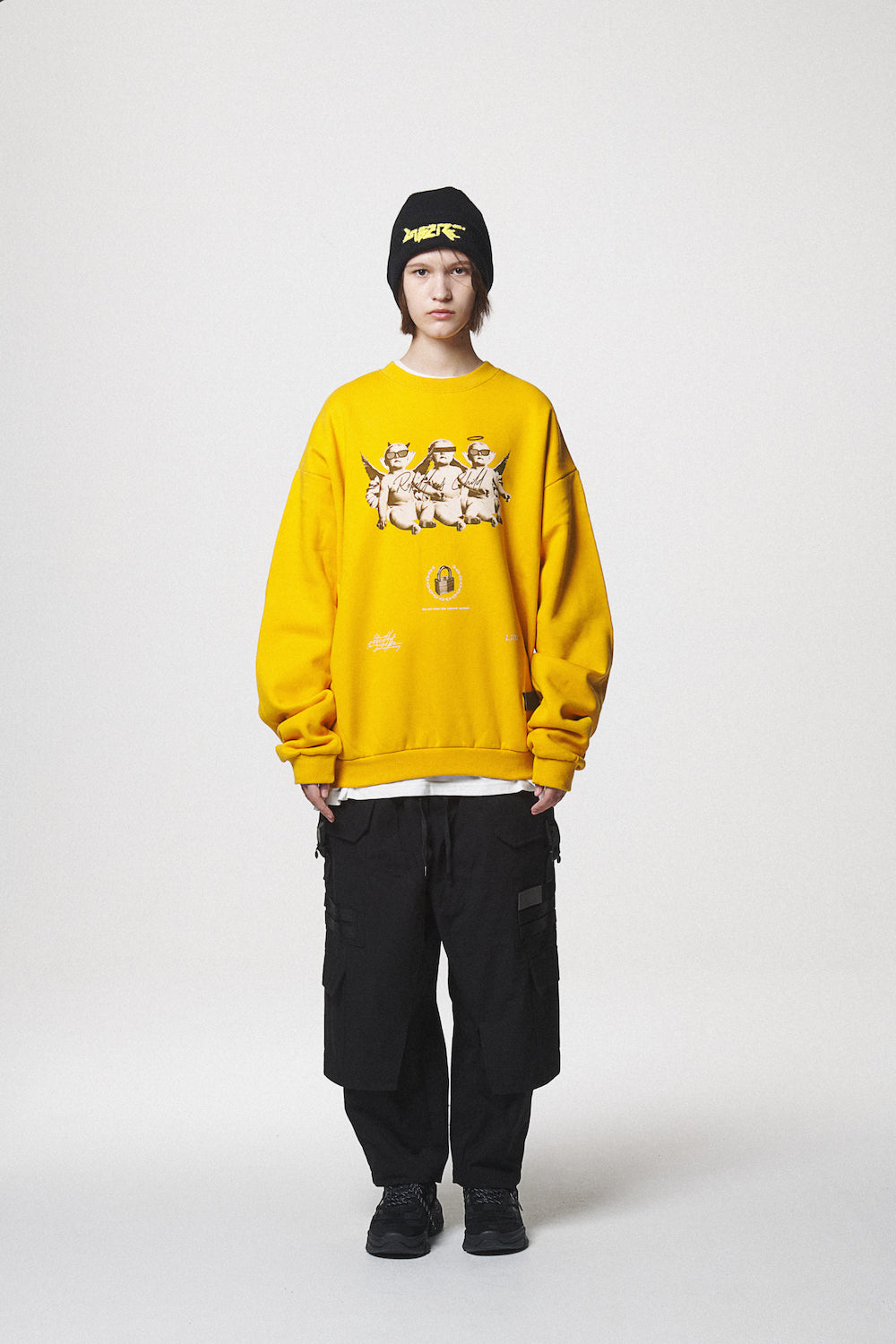 ANGEL BABIES SWEAT SHIRTS / MUSTARD