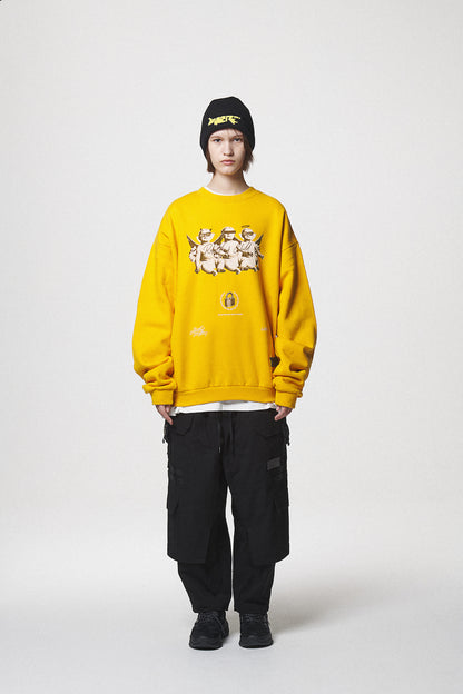 ANGEL BABIES SWEAT SHIRTS / MUSTARD