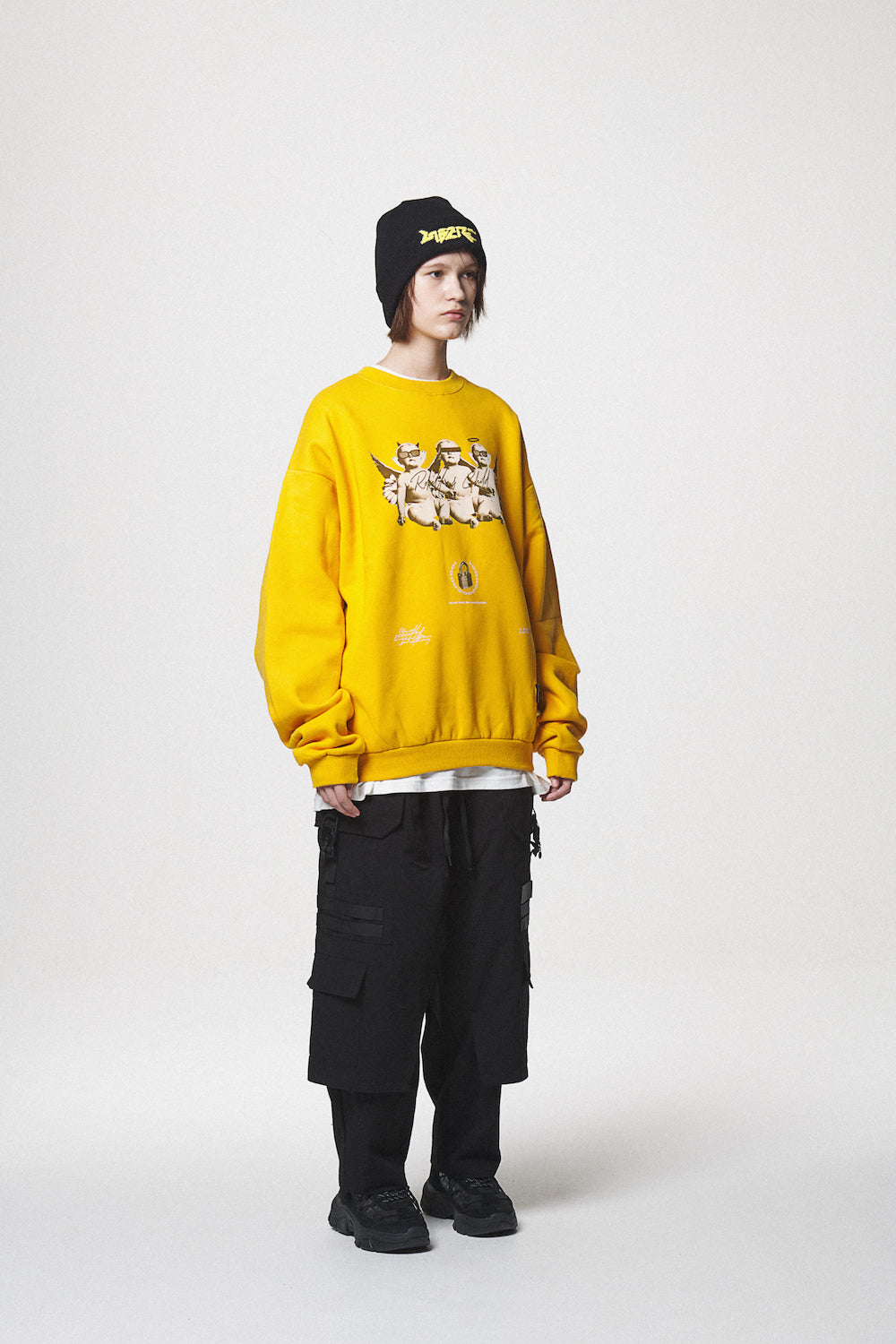 ANGEL BABIES SWEAT SHIRTS / MUSTARD