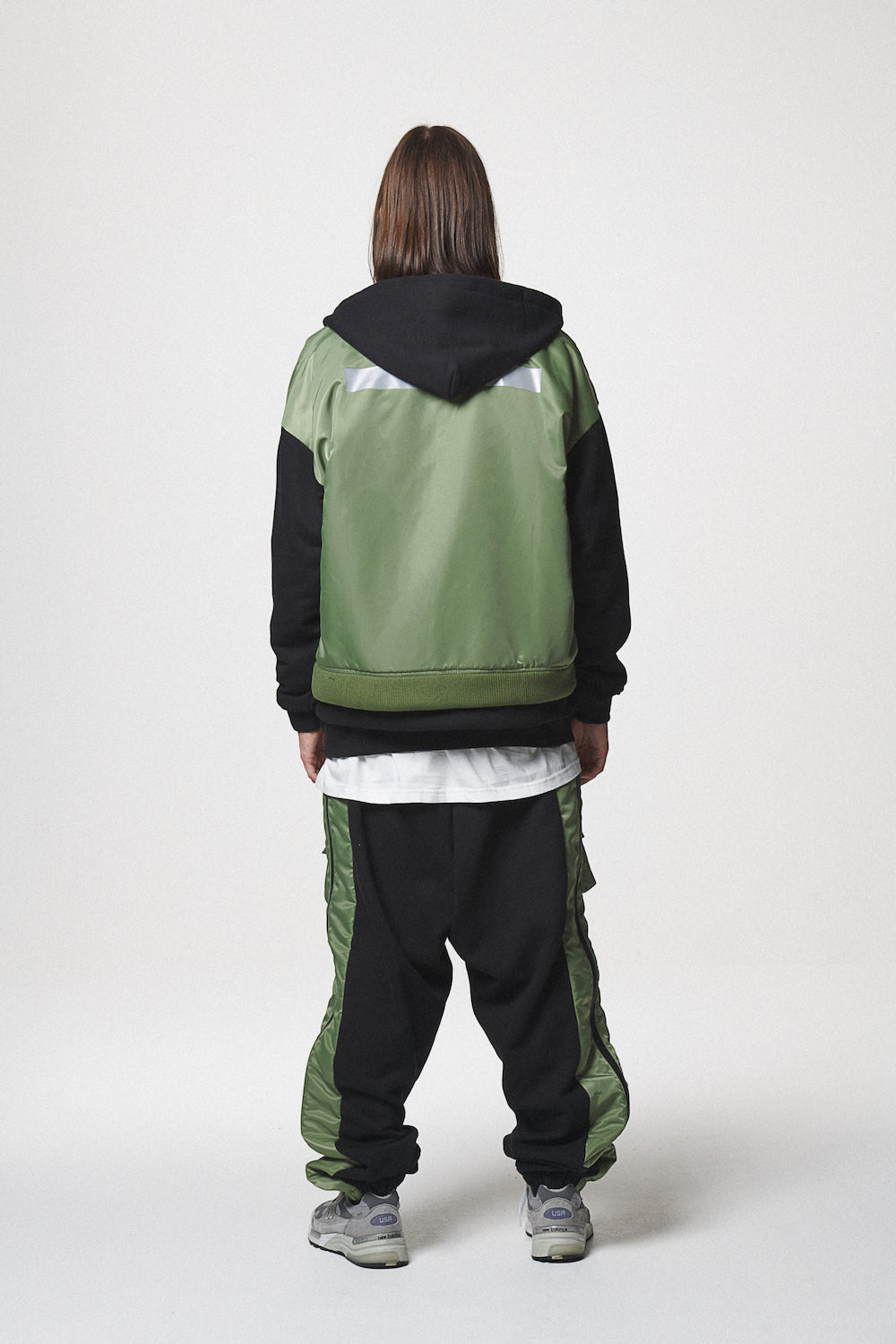 MA-1 MK3 ZIP-UP HOODIE / BLACK