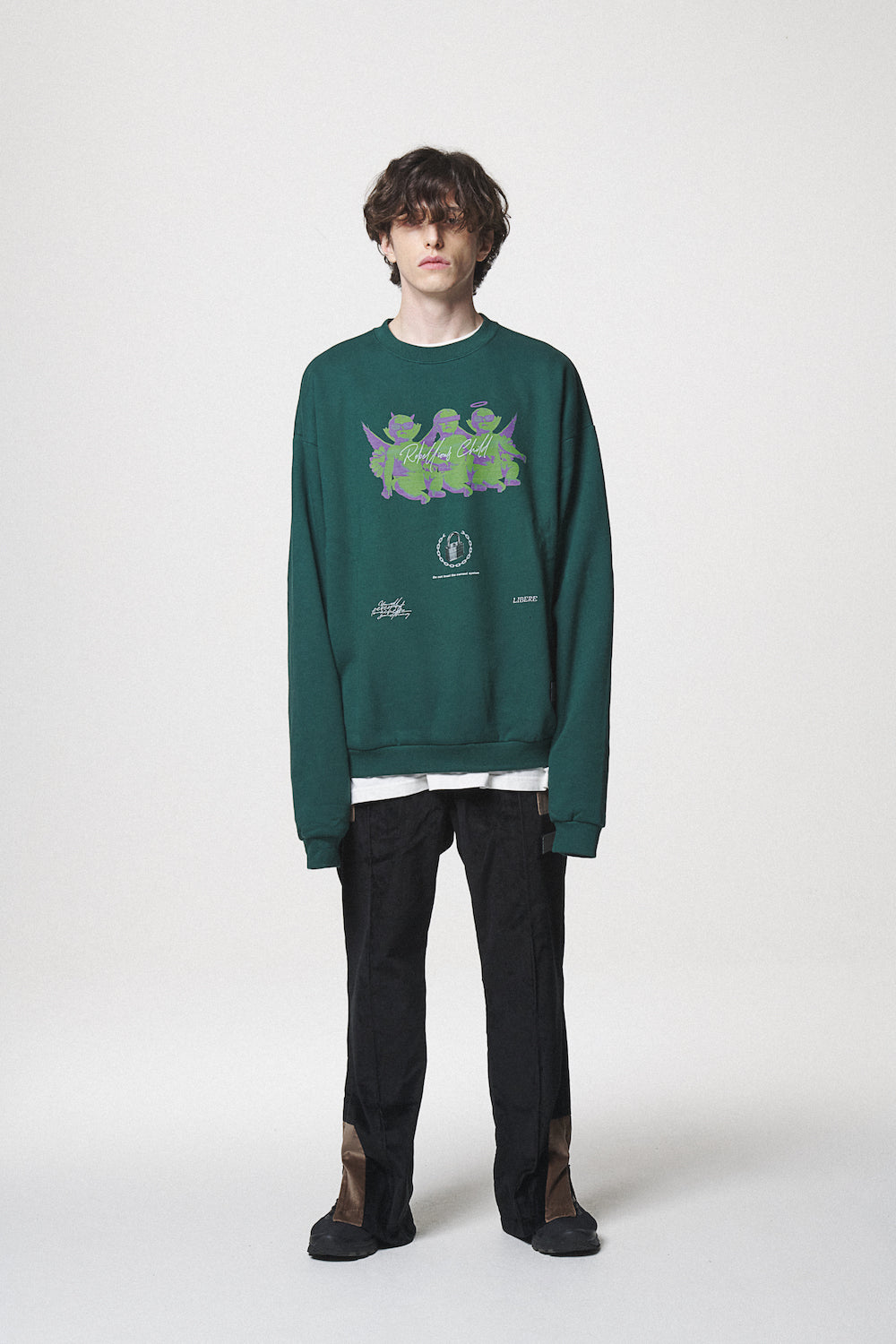 ANGEL BABIES SWEAT SHIRTS / GREEN