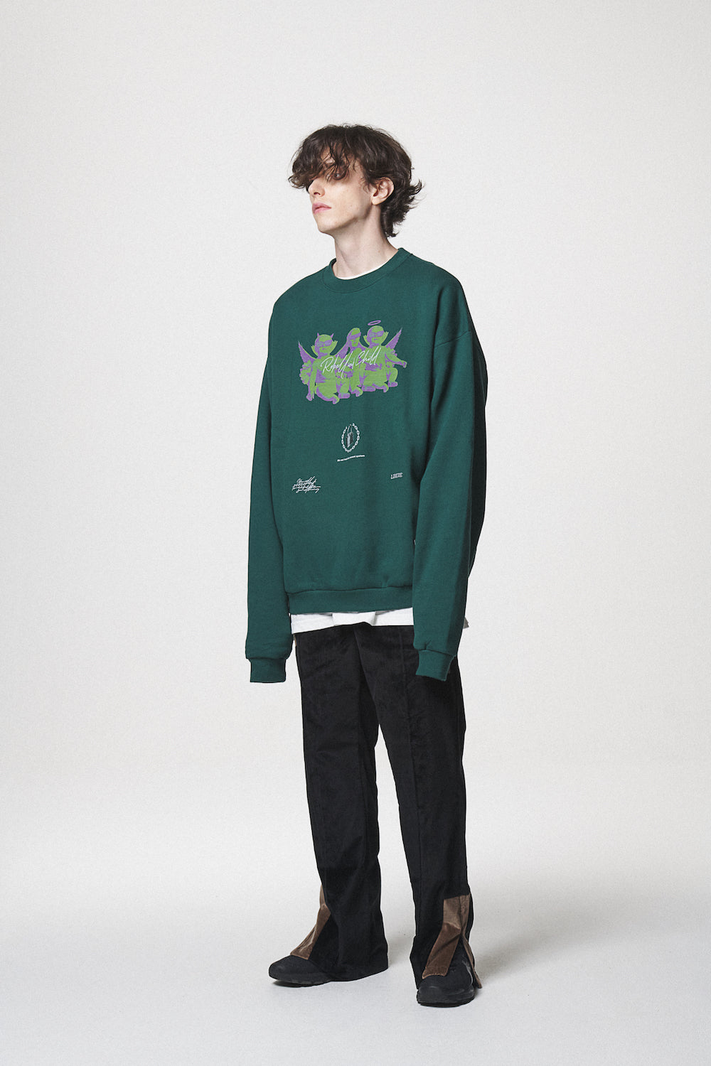 ANGEL BABIES SWEAT SHIRTS / GREEN