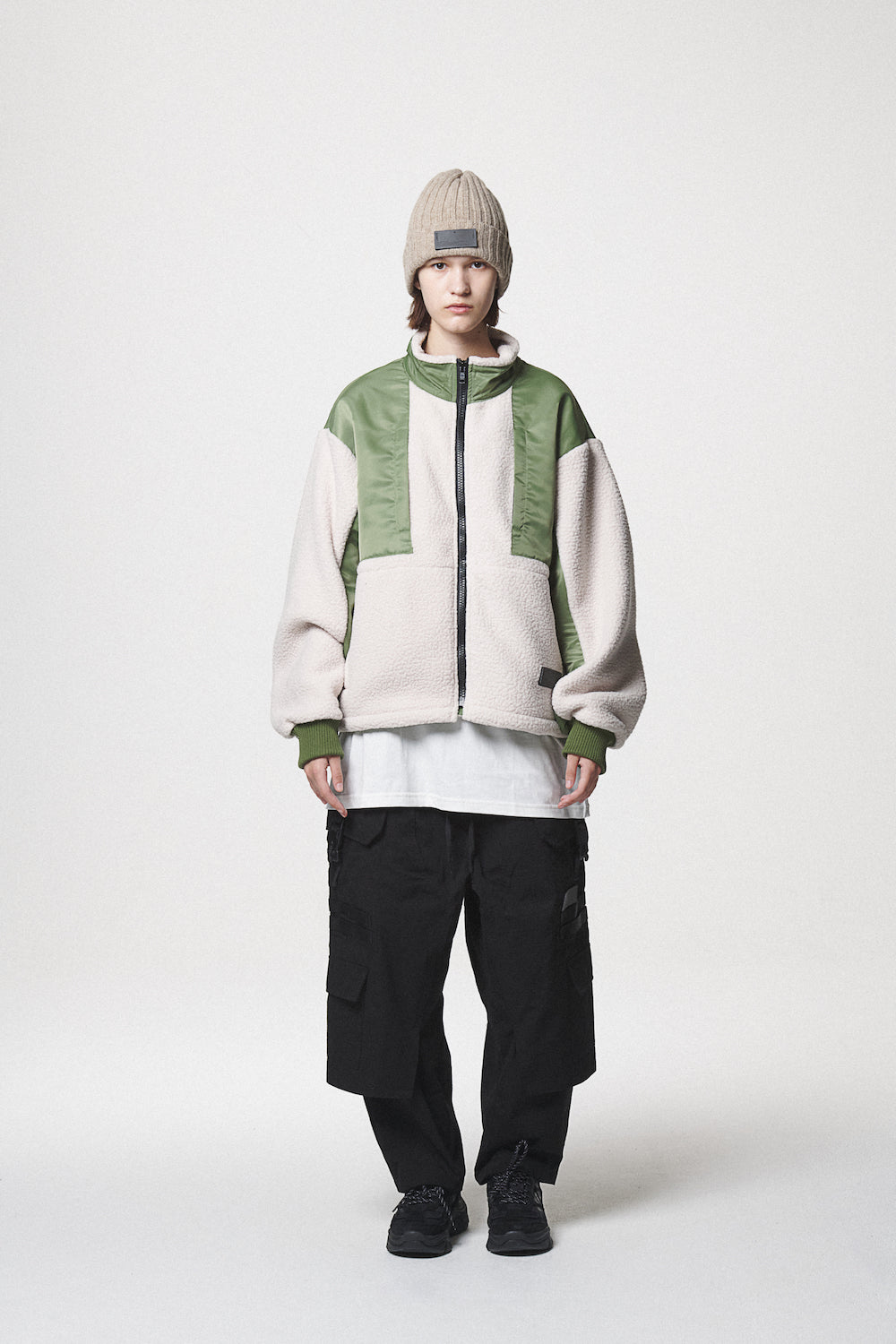 FLEECE JACKET / IVORY