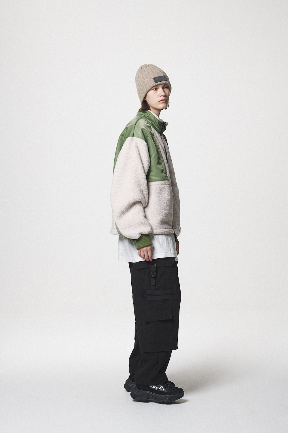 FLEECE JACKET / IVORY