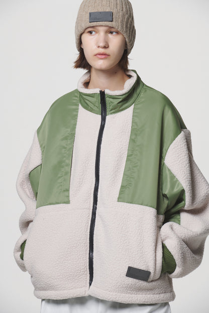 FLEECE JACKET / IVORY