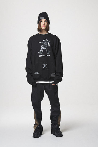 LIBERATION SWEAT SHIRTS / BLACK