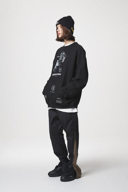 LIBERATION SWEAT SHIRTS / BLACK