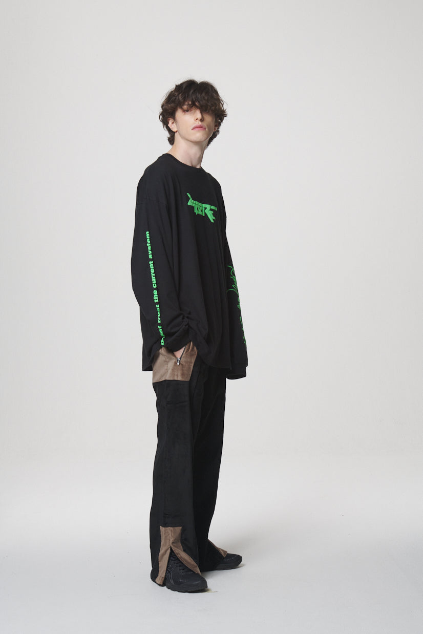 VELVET PANTS / BLACK