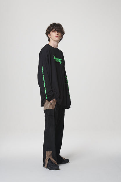 VELVET PANTS / BLACK