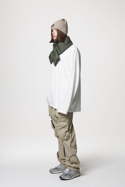 PADDED MUFFLER / OLIVE