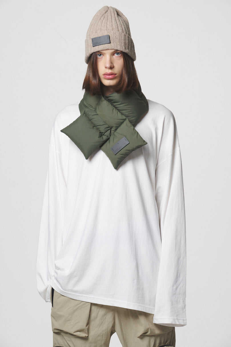 PADDED MUFFLER / OLIVE