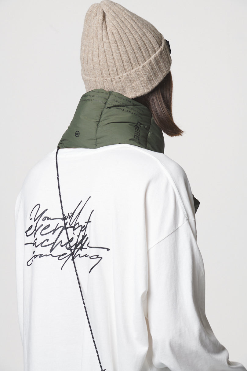 PADDED MUFFLER / OLIVE