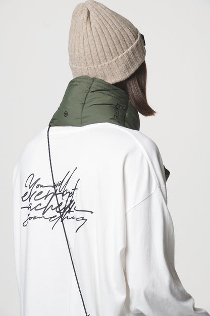 PADDED MUFFLER / OLIVE