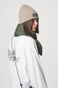 GLITCH BEANIE / BEIGE