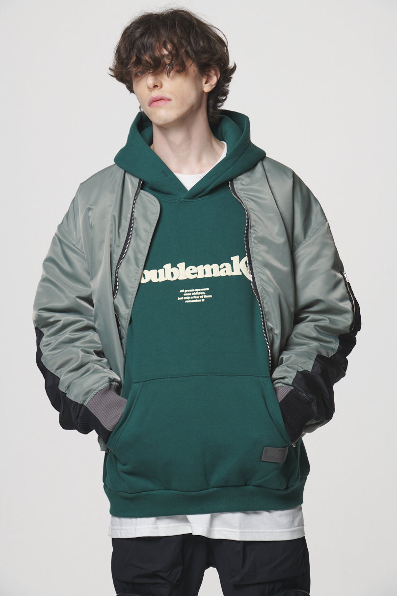 COMBINATION MA-1 JACKET / BLACK