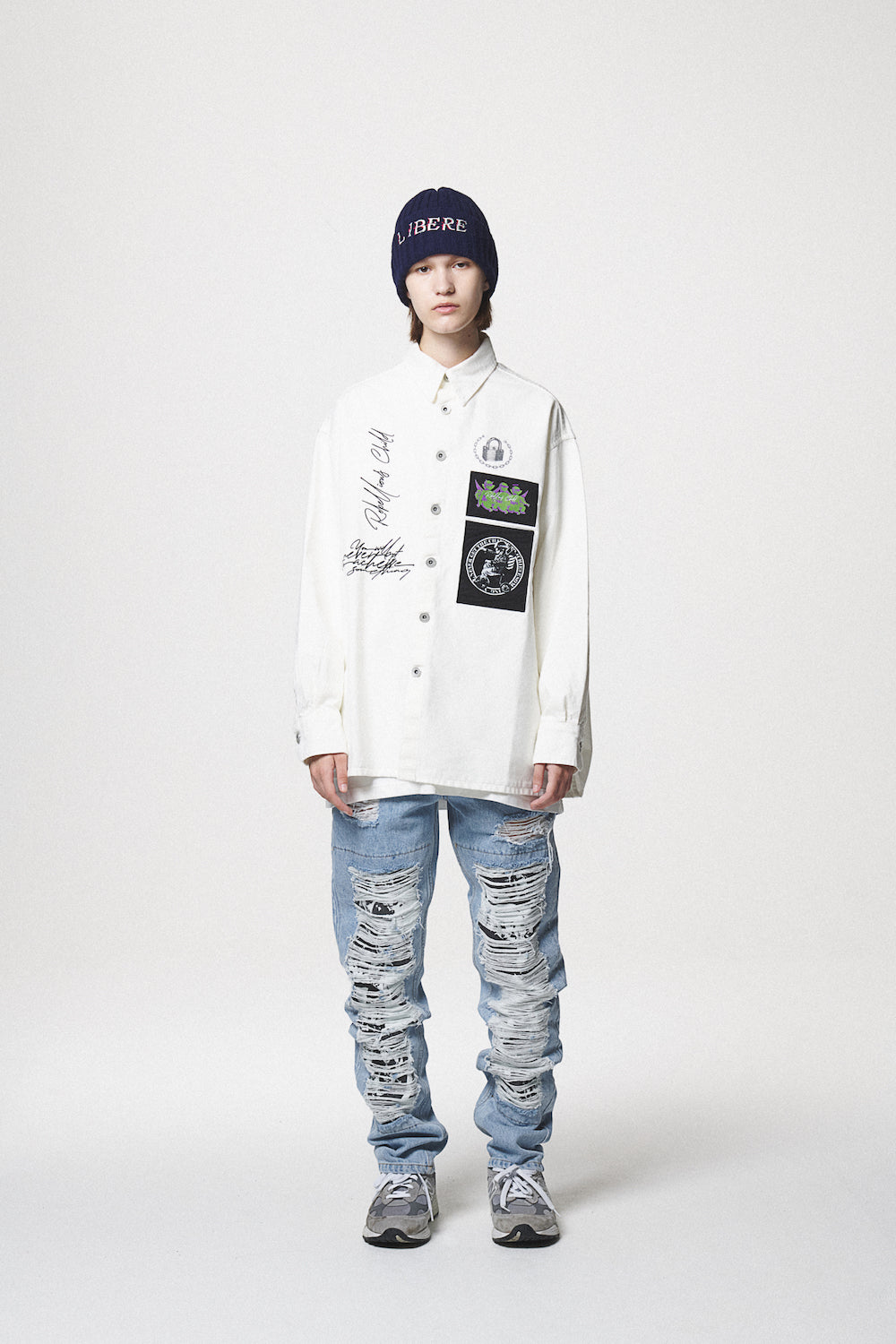 COLLAGE SHIRTS / WHITE