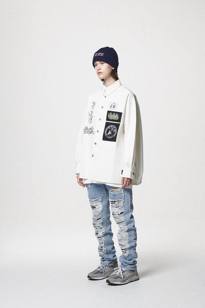 COLLAGE SHIRTS / WHITE