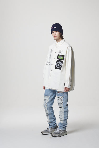 COLLAGE SHIRTS / WHITE