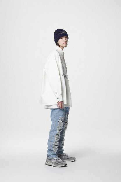 COLLAGE SHIRTS / WHITE