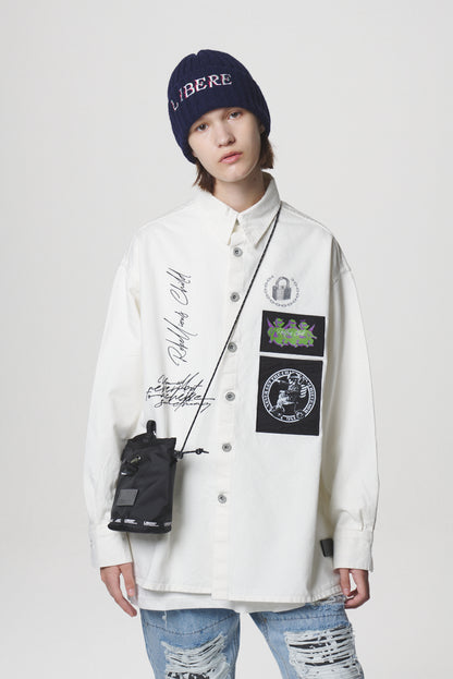 COLLAGE SHIRTS / WHITE