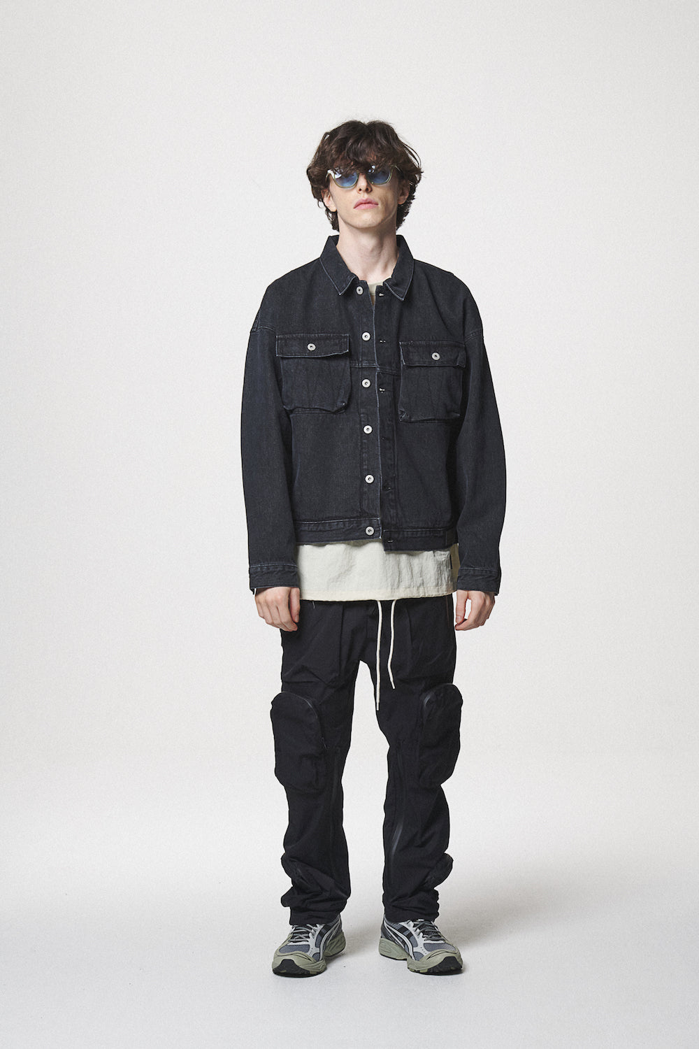 21 DENIM JACKET / BLACK