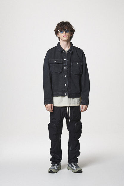 21 DENIM JACKET / BLACK