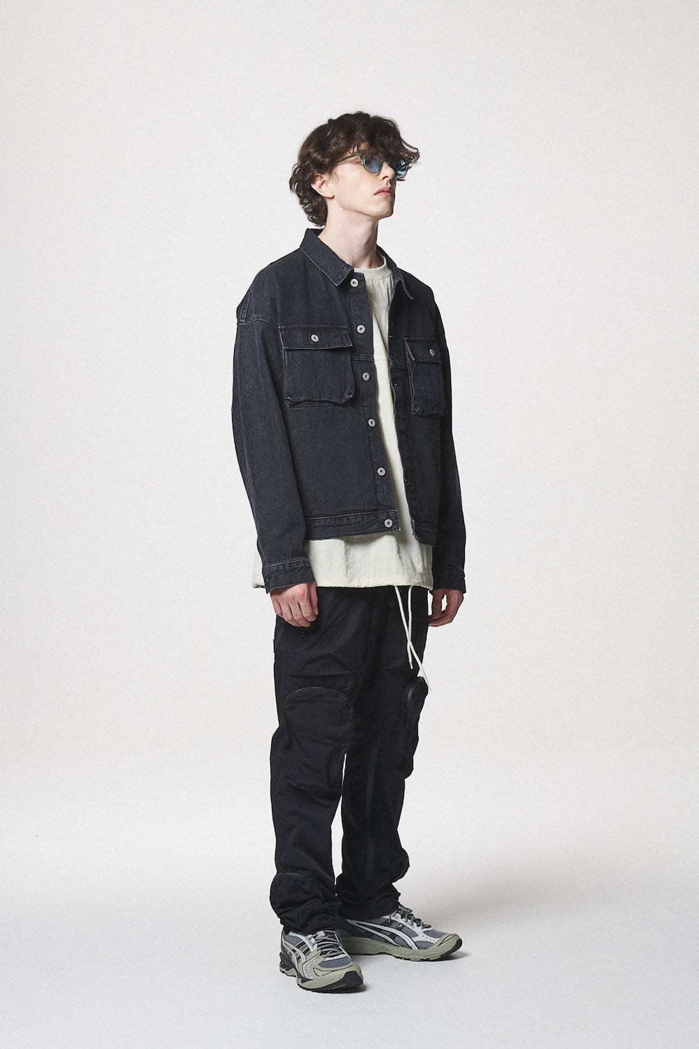 21 DENIM JACKET / BLACK