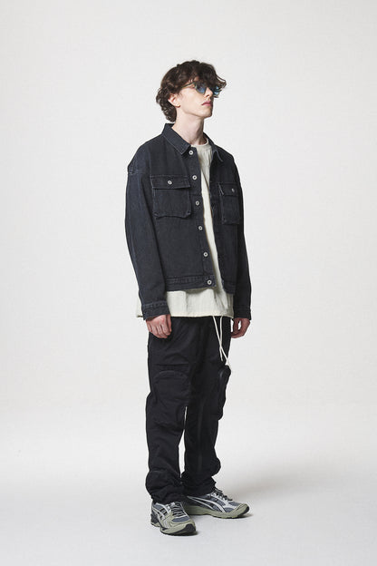 21 DENIM JACKET / BLACK