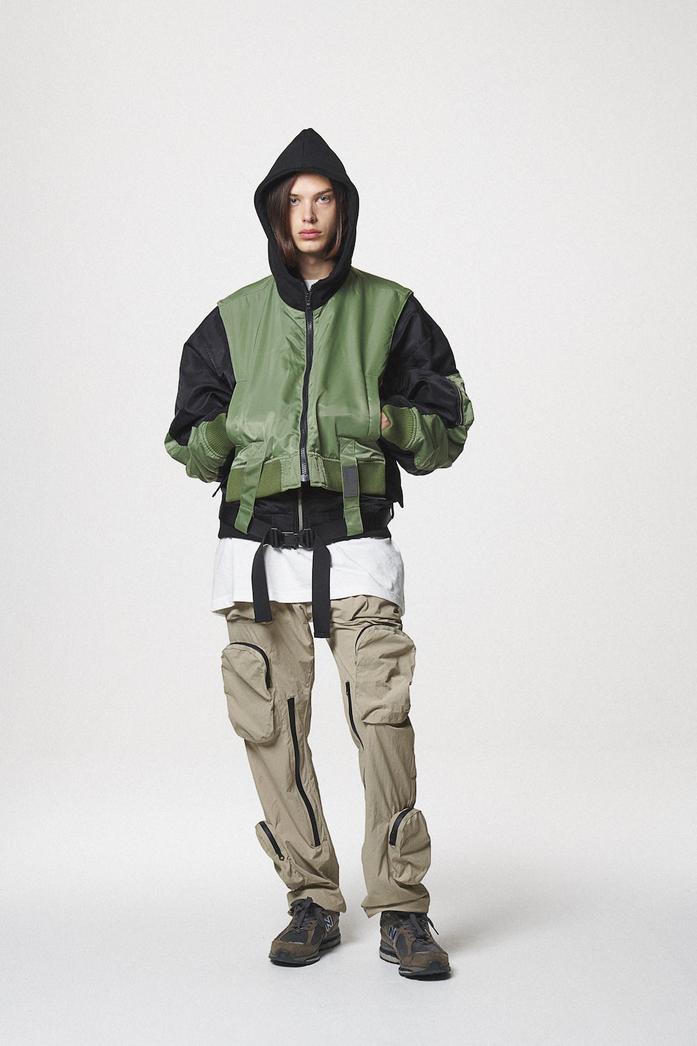 COMBINATION MA-1 JACKET / KHAKI