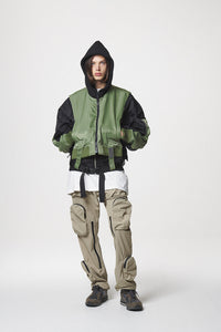 COMBINATION MA-1 JACKET / KHAKI