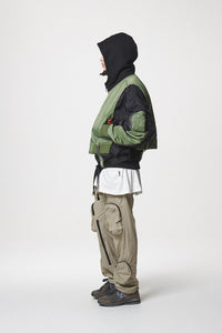 COMBINATION MA-1 JACKET / KHAKI