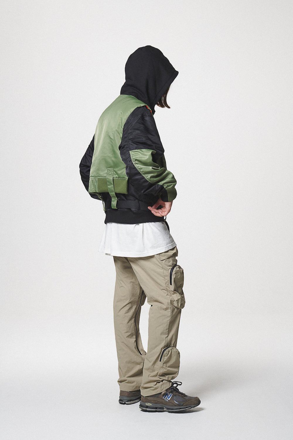 COMBINATION MA-1 JACKET / KHAKI