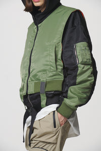COMBINATION MA-1 JACKET / KHAKI