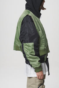 COMBINATION MA-1 JACKET / KHAKI – LIBERE