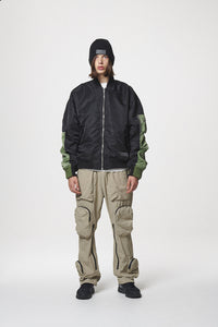 COMBINATION MA-1 JACKET / KHAKI