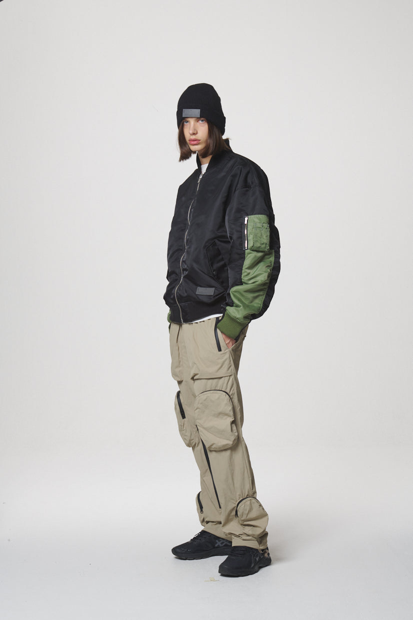 COMBINATION MA-1 JACKET / KHAKI