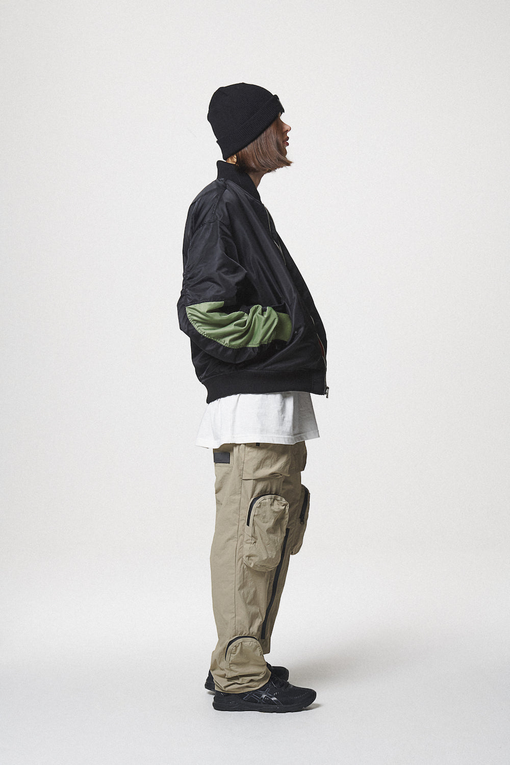 COMBINATION MA-1 JACKET / KHAKI