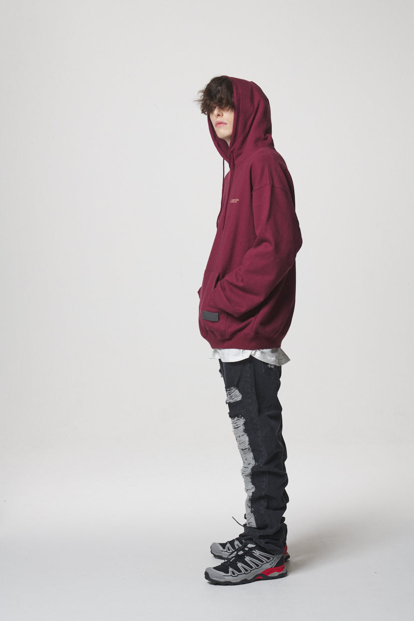 21 DAMAGE DENIM PANTS / BLACK