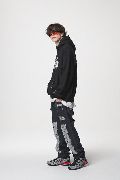 ANGEL BABIES HOODIE / BLACK